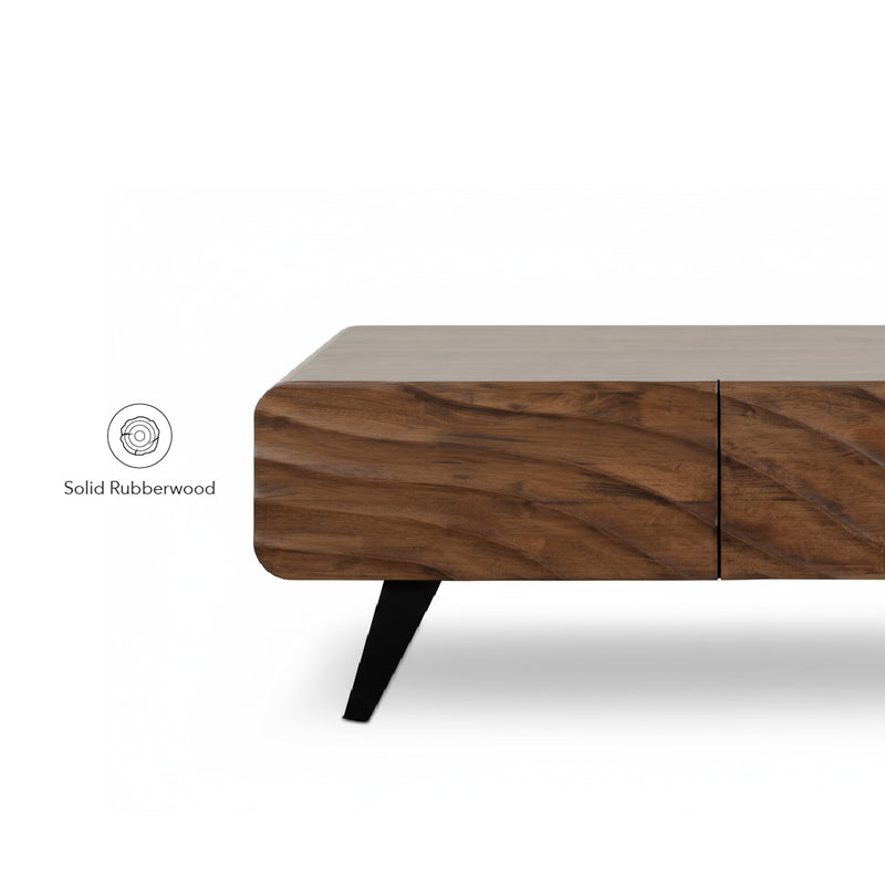 OMBA Wood TV Cabinet with Coffee Table