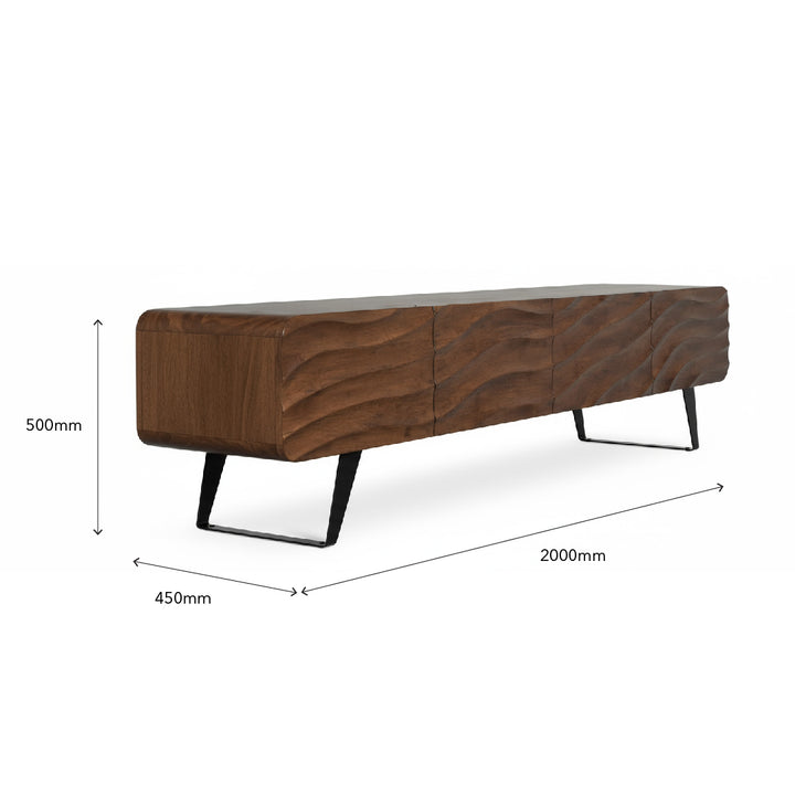 OMBA Wood TV Cabinet & Coffee Table with Sideboard