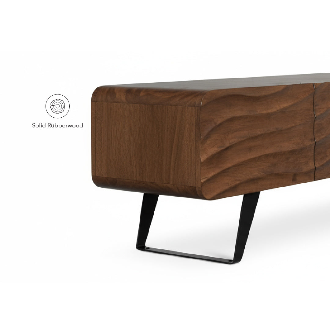 OMBA Wood TV Cabinet & Coffee Table with Sideboard