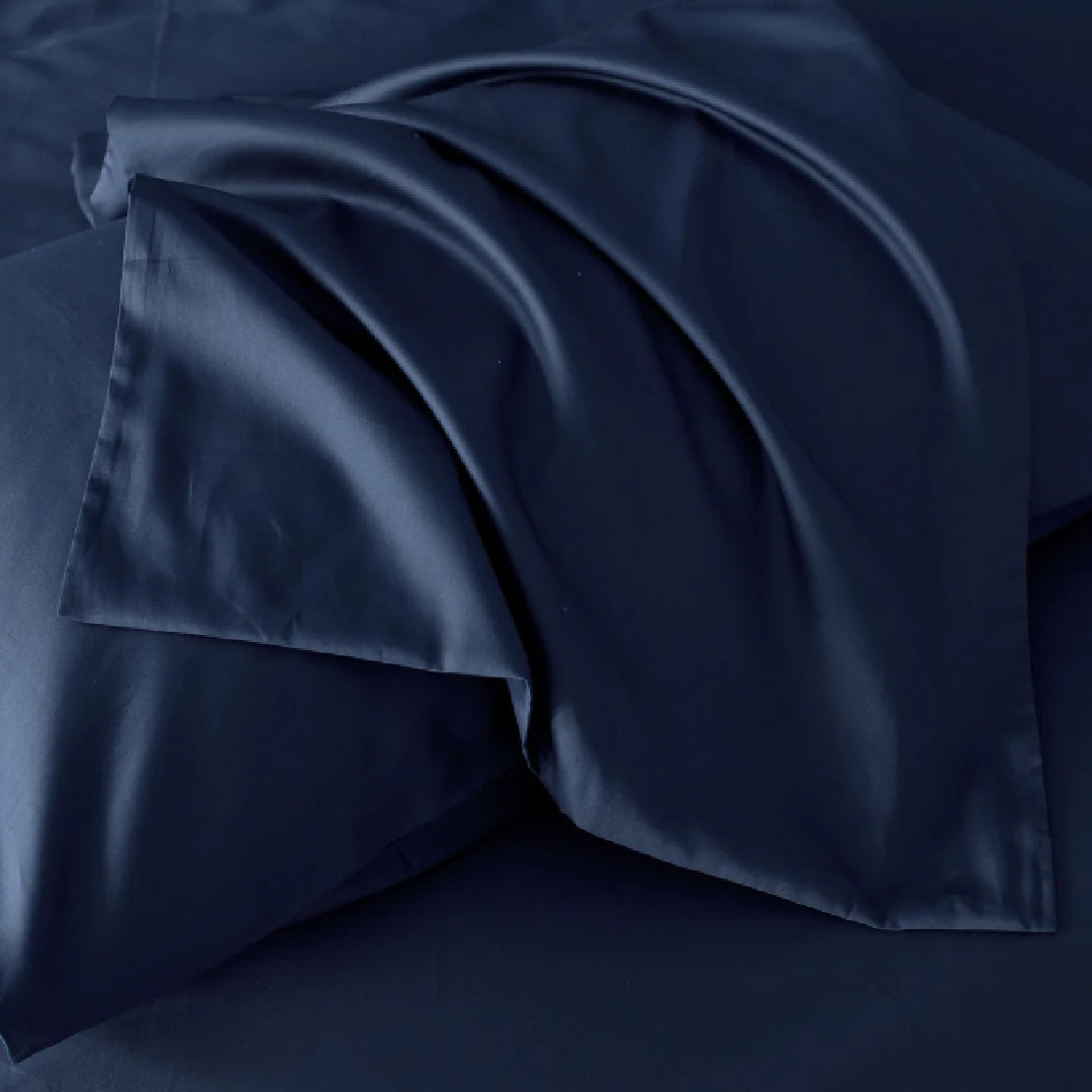 OSAKA BLUE Luxury Egyptian Cotton Bedsheet Set