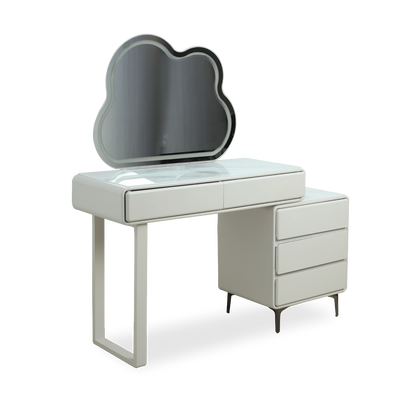 PANSY LED Mirror Dresser with Stool