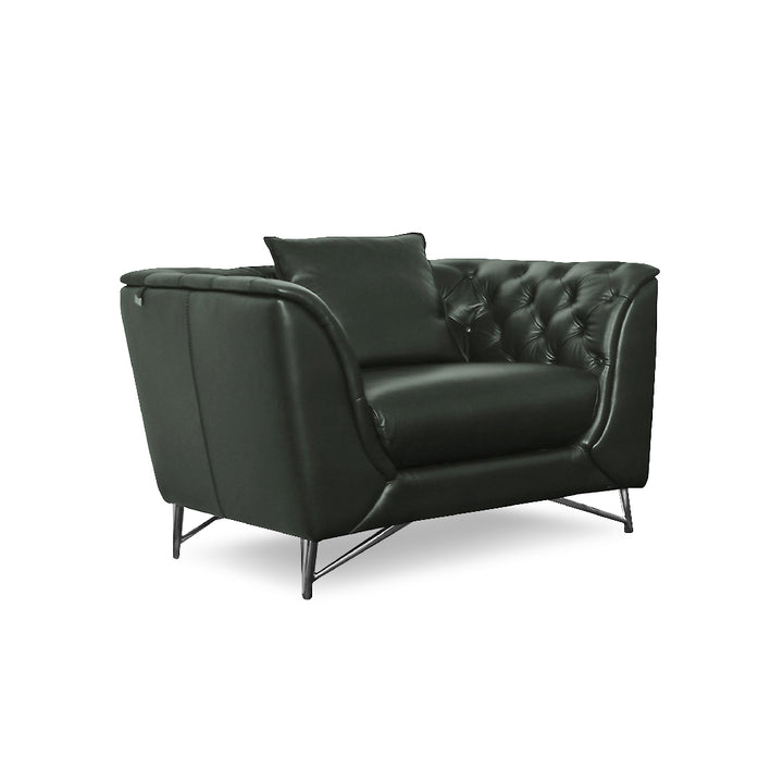 PARKER Full Leather 1 Seater Sofa