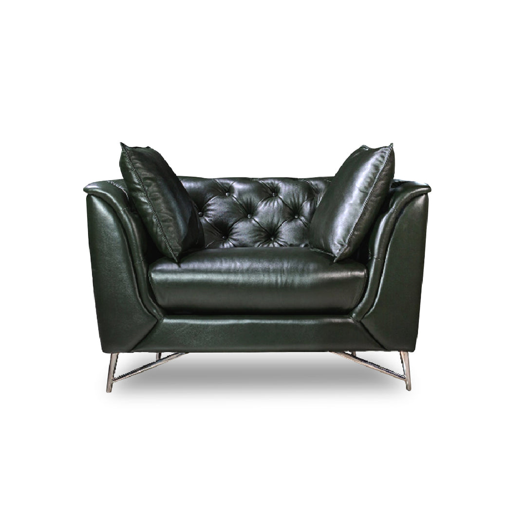PARKER Full Leather 1 Seater Sofa