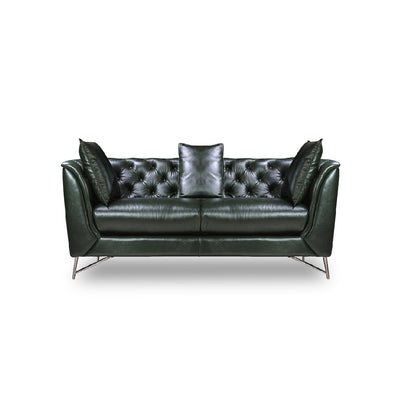 PARKER Full Leather 2 Seater Sofa