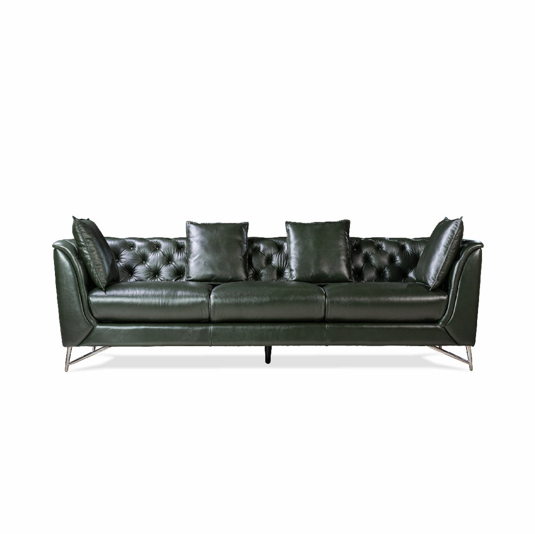 PARKER Full Leather 3 Seater Sofa