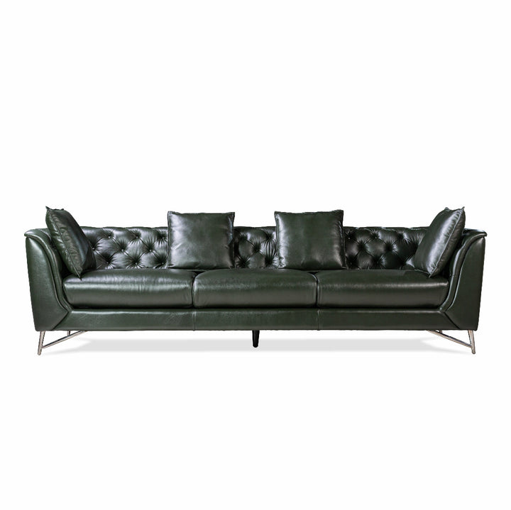 PARKER Full Leather 3 Seater Sofa