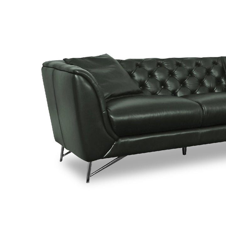 PARKER Full Leather 3 Seater Sofa