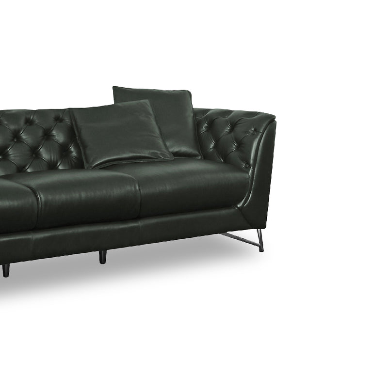 PARKER Full Leather 3 Seater Sofa