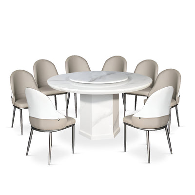 PASAJE IV Marble Dining Set