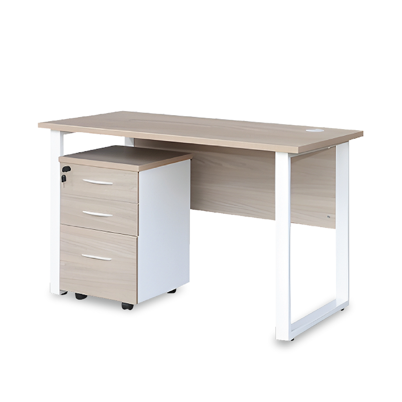 PETE Study Table with Mobile Pedestal