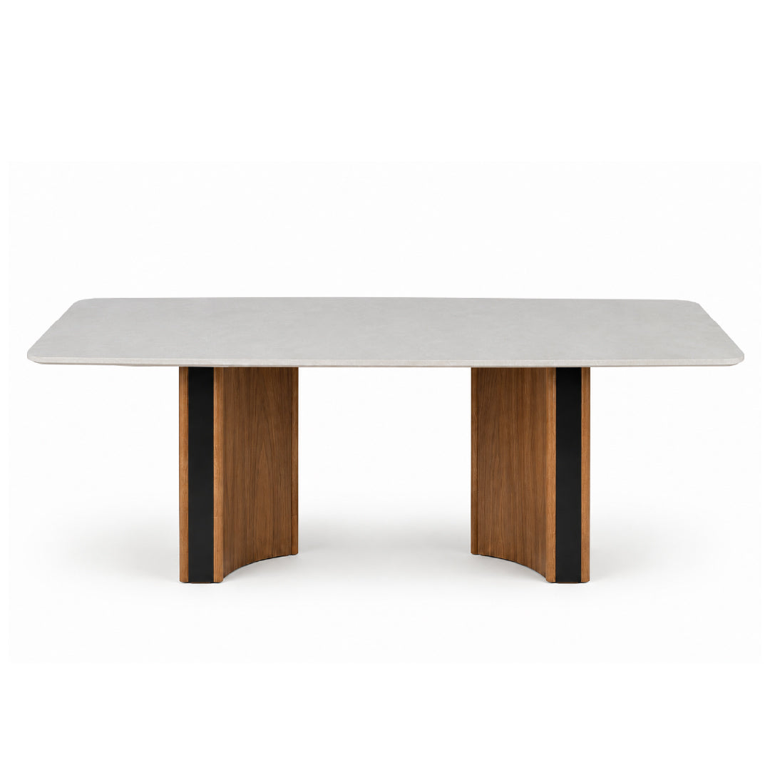 PIERS Natural Stone Dining Table