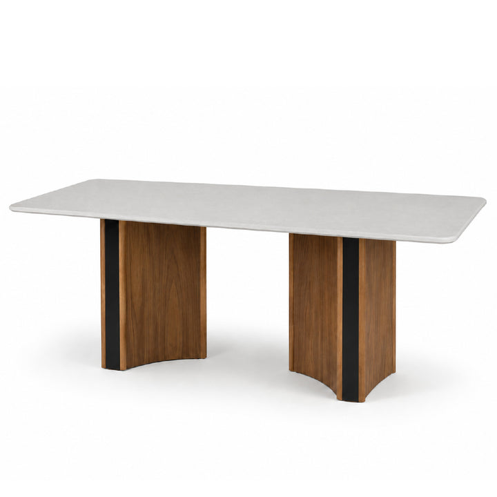PIERS Natural Stone Dining Table