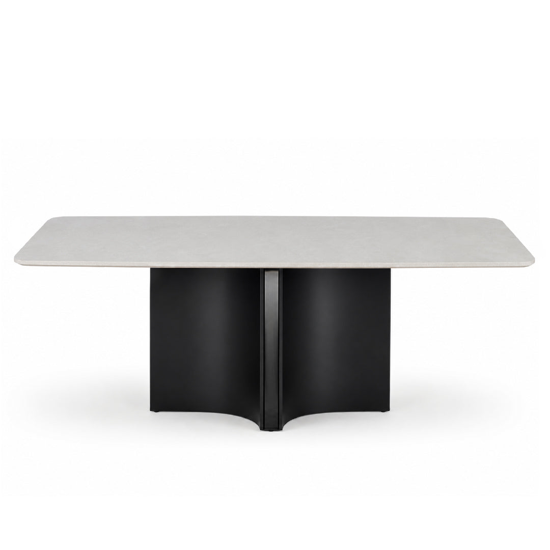 PIERS Natural Stone Dining Table