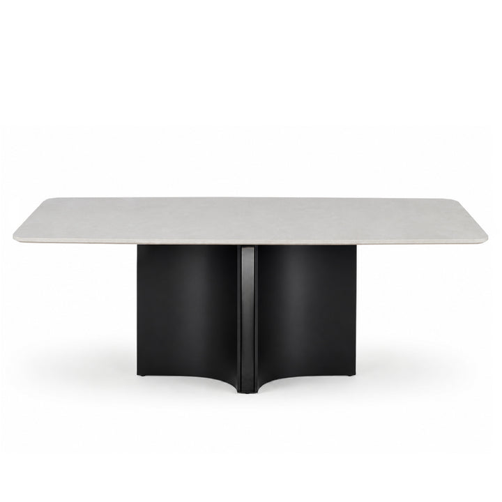PIERS Natural Stone Dining Table
