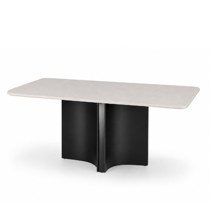 PIERS Natural Stone Dining Table