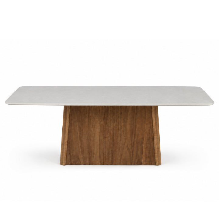 PIERS Natural Stone Dining Table