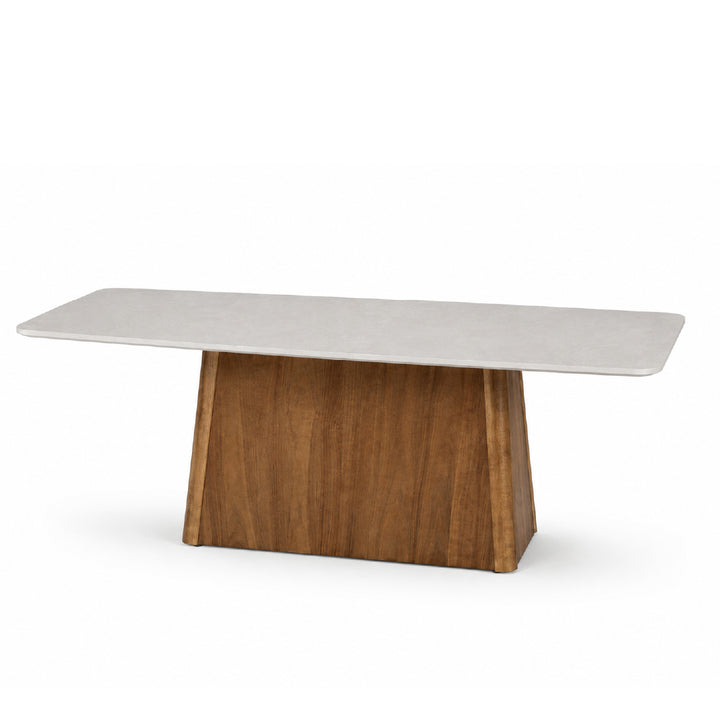 PIERS Natural Stone Dining Table