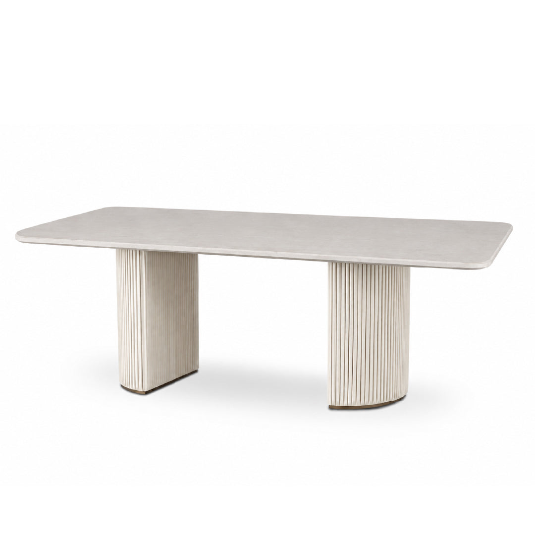 PIERS Natural Stone Dining Table