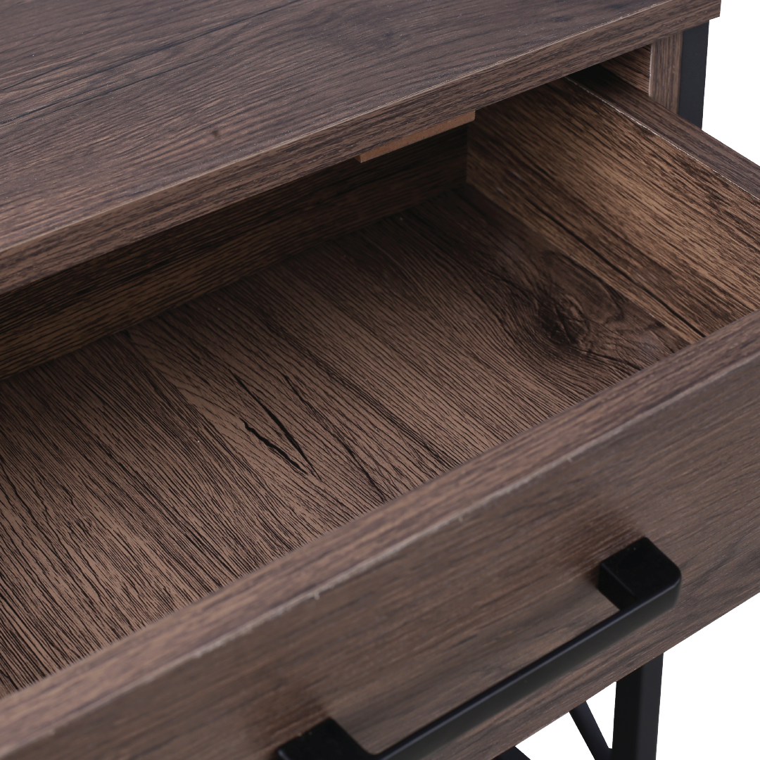 PLIX Bedside Table with USB & Plug