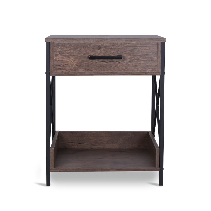 PLIX Bedside Table with USB & Plug