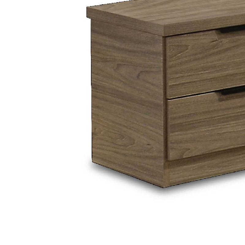 PORCINI Bedside Table Latte Brown