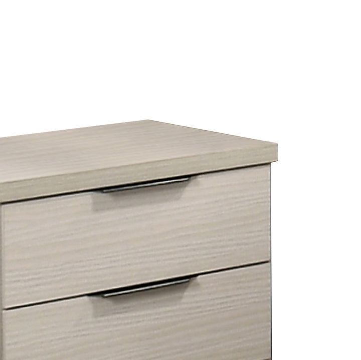 PORCINI Bedside Table White Wash