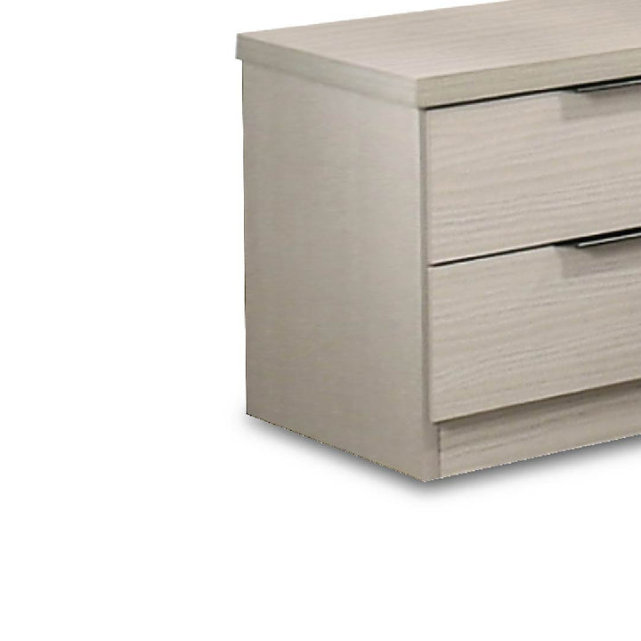 PORCINI Bedside Table White Wash