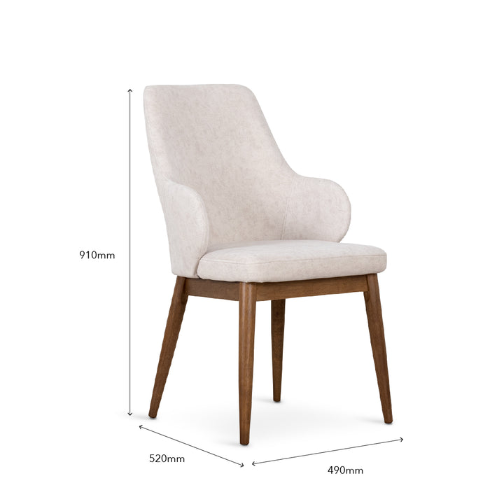 PRESTON Natural Stone Oval Dining Set