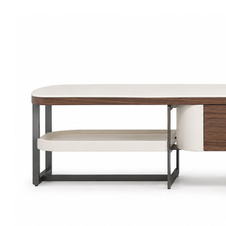 PRIYA Crystal Marble TV Cabinet