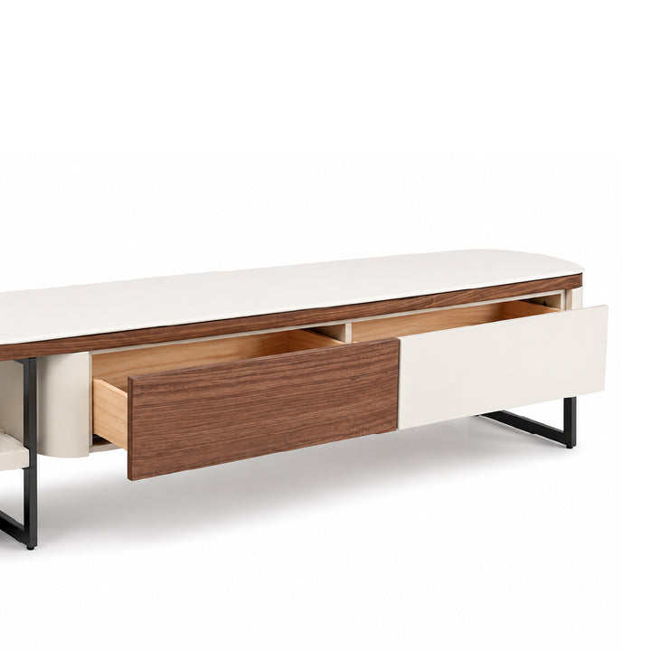 PRIYA Crystal Marble TV Cabinet