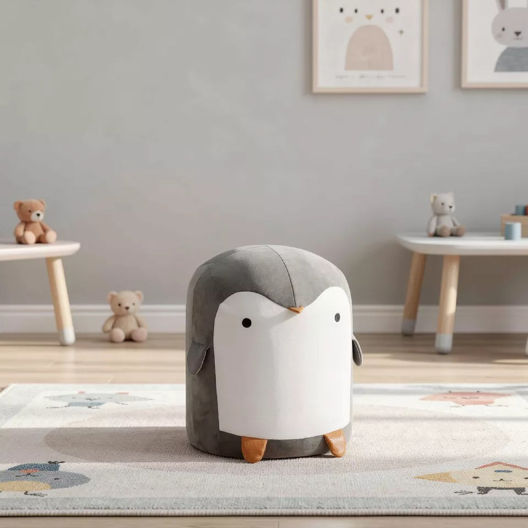 PENGUIN Kid Stool Grey