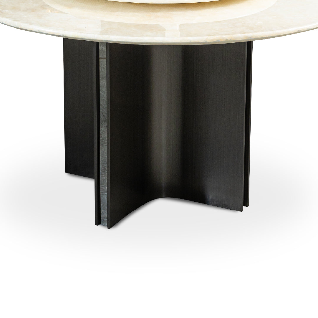 PIPER I Natural Marble Dining Table