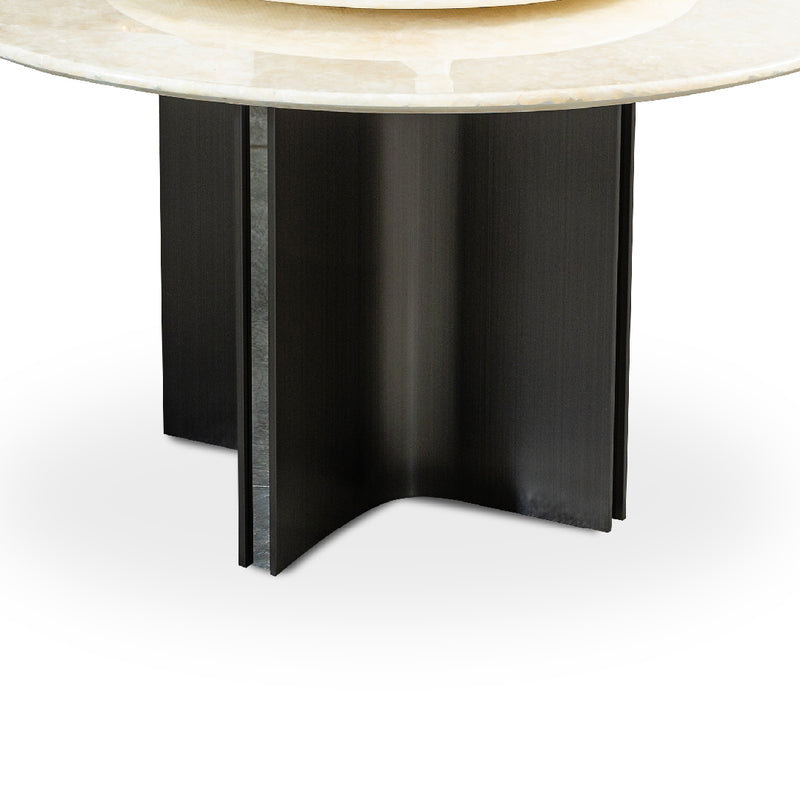PIPER I Natural Marble Dining Table