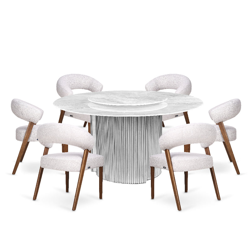 PIUNOV Marble Dining Set