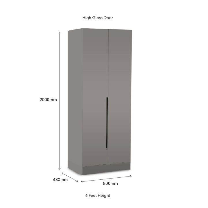 QUINN Grey Modular Wardrobe