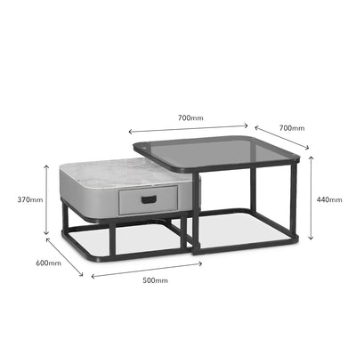 QUAGIO Coffee Table Set