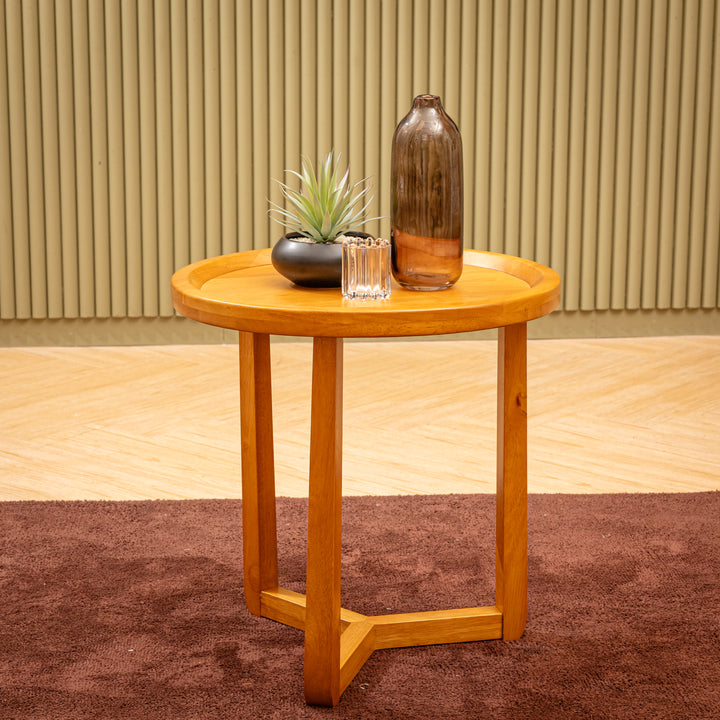 DAEM End Table Oak