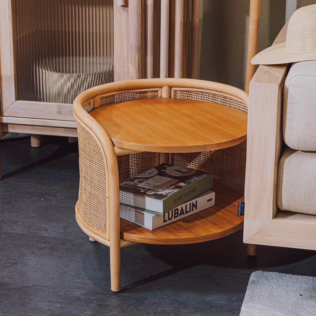 FIGO Side Table Natural Teak