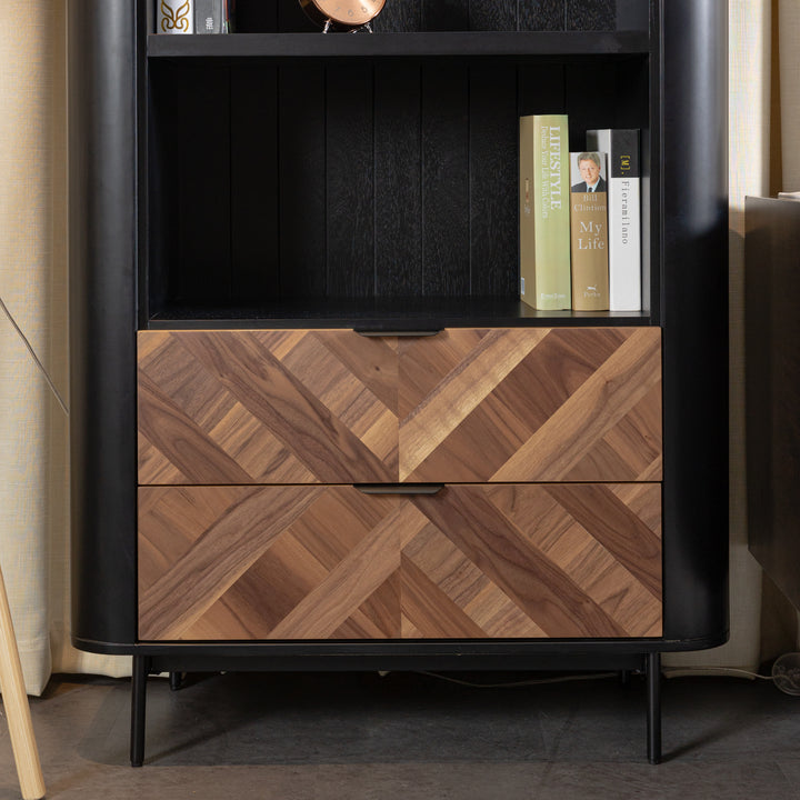 ZURI Bookcase Open Shelf