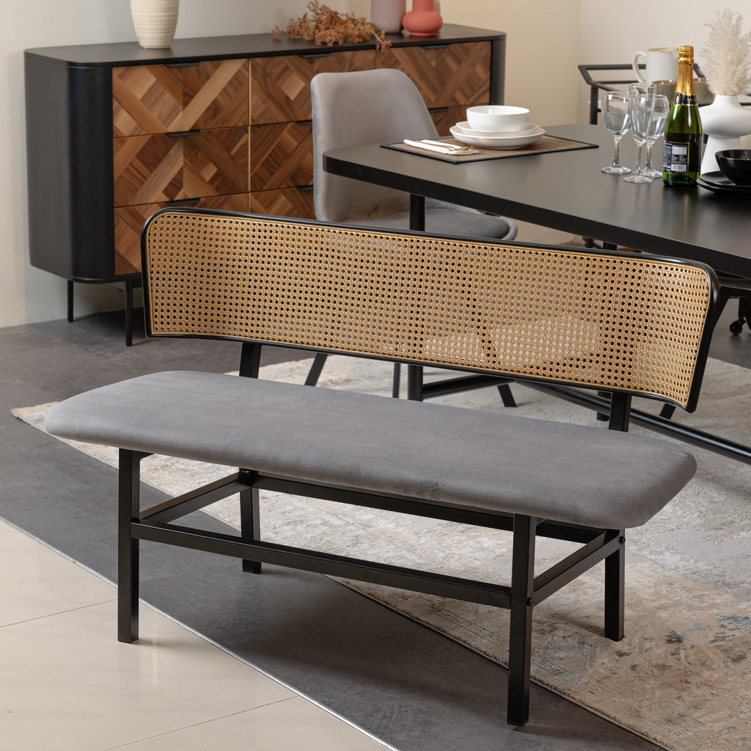 LEDGER Bench Chair Light Grey