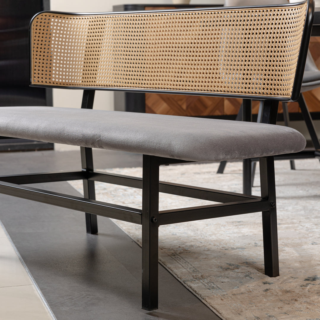 LEDGER Bench Chair Light Grey