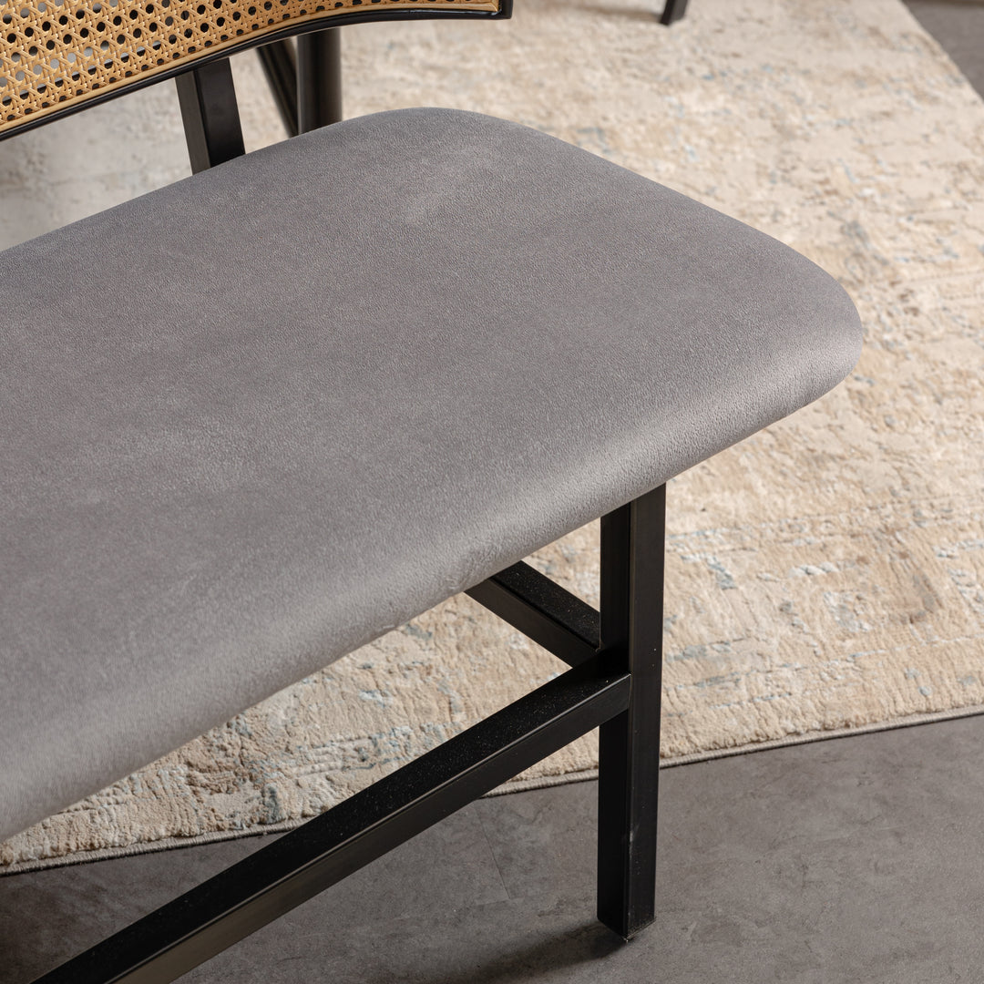 LEDGER Bench Chair Light Grey