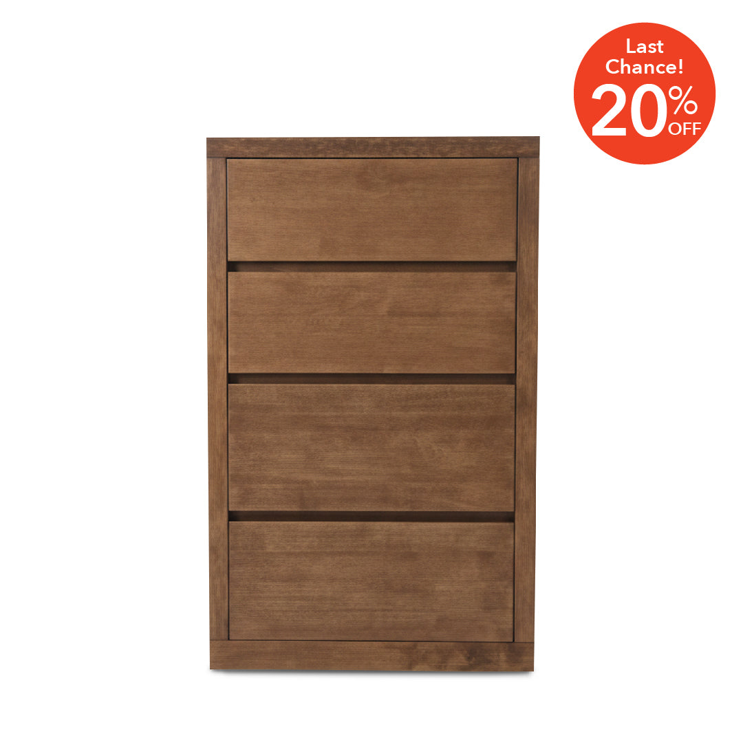 RAILEY 4 Drawer Solid Wood Chest