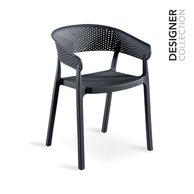 RANNI Dark Grey Designer Chair