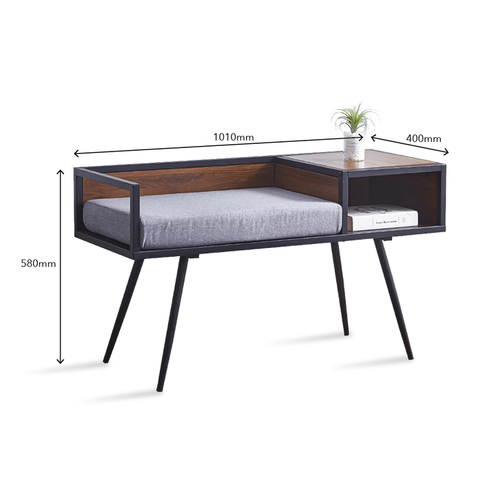 RAOUL Bench with Seat Cushion