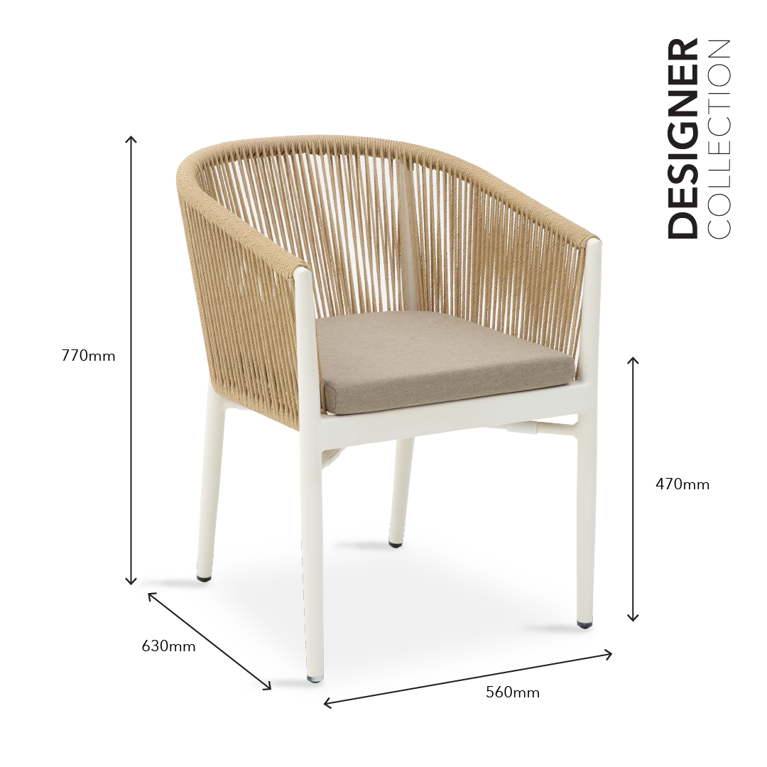 RAY Garden Chair with Armrest