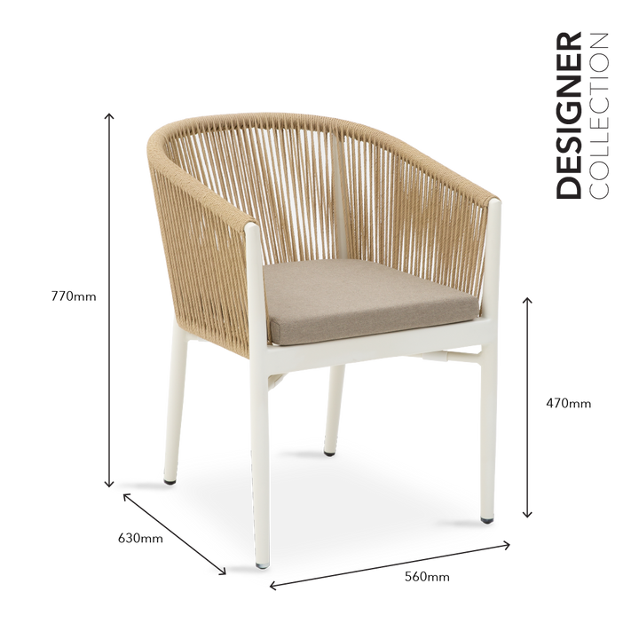 RAY Garden Chair with Armrest