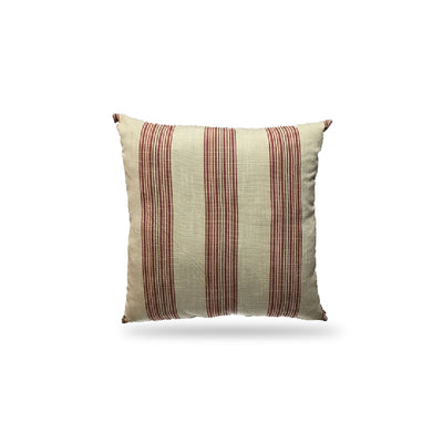 Designer Pillow (Square pillow) Stripes Red