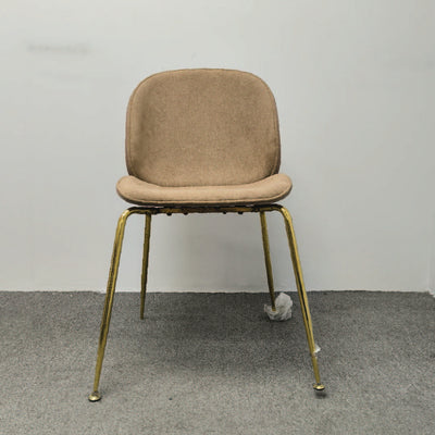 ROJO Dining Chair (Brown PP+Velvet)