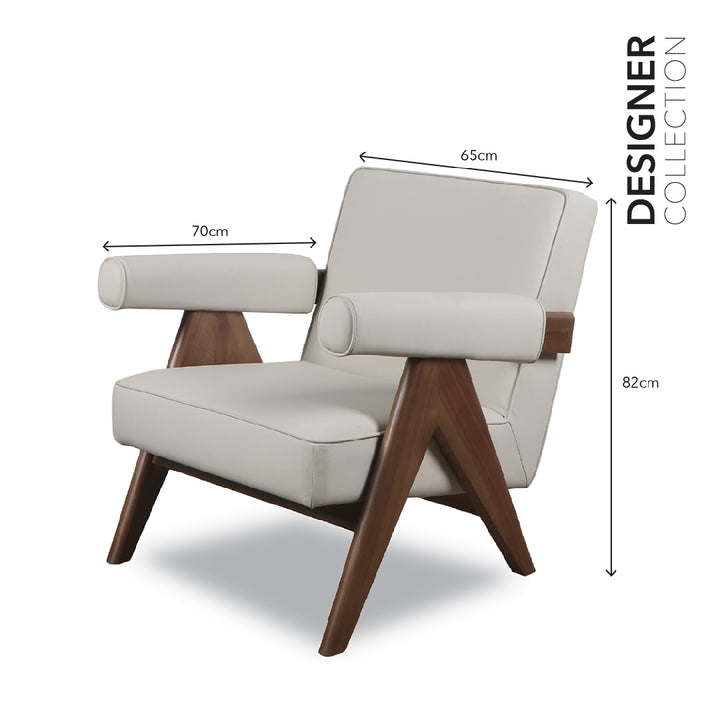 ROLLY Lounge Chair (Walnut)